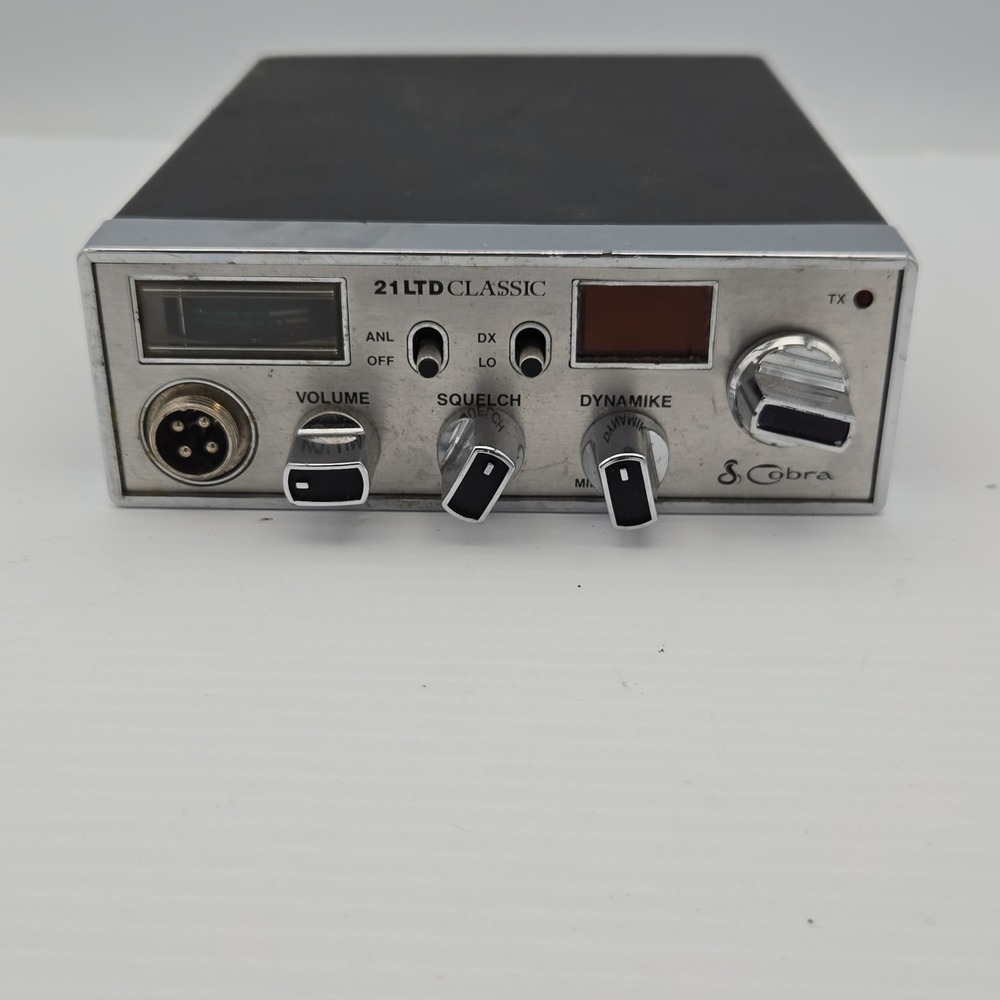 Cobra 21 LTD WX Classic Mobile CB Radio 40 Channel Vintage - Untested